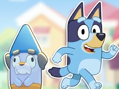Hra Jigsaw Puzzle: Bluey & Bingo Obstacle Course