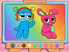 Hra Coloring Book: Sprunki Pinki & Oren