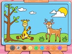 Hra Coloring Book: Giraffe And Deer