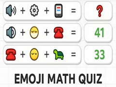 Hra Emoji Math Quiz
