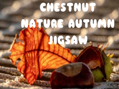 Hra Chestnut Nature Autumn Jigsaw