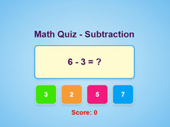 Hra Math Quiz - Subtraction