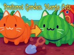 Hra Brainrot Garden. Merge Cats