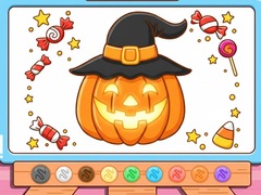 Hra Coloring Book: Halloween Pumpkin