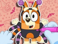 Hra Coloring Book: Halloween Spooky Bingo & Bluey