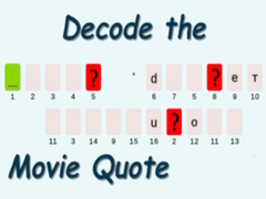 Hra Decode the Movie Quote