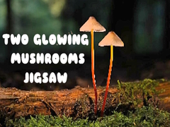 Hra Two Glowing Mushrooms Jigsaw