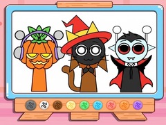 Hra Coloring Book: Incredibox Sprunki Halloween