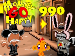Hra Monkey Go Happy Stage 990