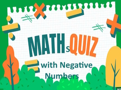Hra Maths Quiz with Negative Numbers