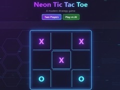 Hra Neon Tic-Tac-Toe