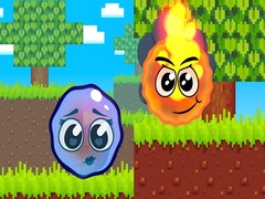 Hra Fire Ball and Water Ball: Parkour Love Balls