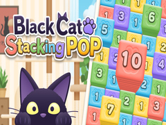 Hra Black Cat Stacking POP