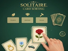 Hra Solitaire. Card Sorting