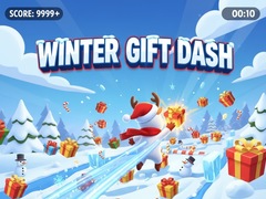 Hra Winter Gift Dash