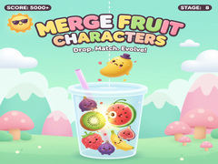 Hra Merge Fruit Characters