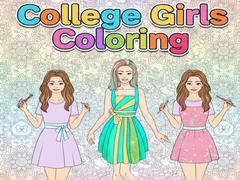 Hra College Girls Coloring