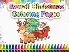 Hra Kawaii Christmas Coloring Pages