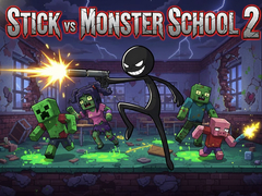Hra Stick vs Monster School 2