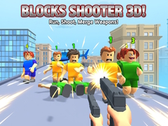 Hra Blocks Shooter 3D! Run, Shoot, Merge Weapons!