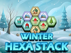 Hra Winter Hexa Stack