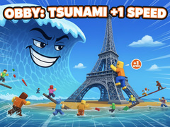 Hra Obby: Tsunami +1 speed