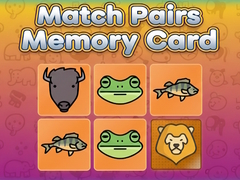 Hra Match Pairs Memory Card