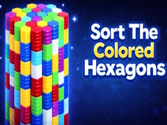 Hra Sort The Colored Hexagons