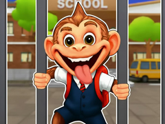 Hra Jigsaw Puzzle: Monkey Student School Prank