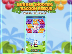 Hra Bubble Shooter Raccoon Rescue