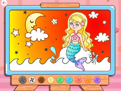 Hra Coloring Book: Moonlight Mermaid