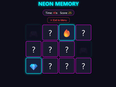 Hra Neon Memory