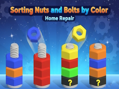 Hra Sorting Nuts and Bolts by Color: Home Repair