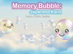 Hra Memory Bubble: Japanese Kana