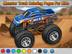 Hra Monster Truck Coloring Pages For Kids