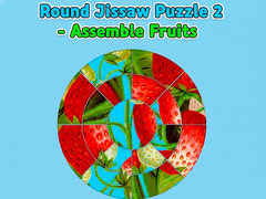 Hra Round jigsaw Puzzle 2 - Assemble Fruits
