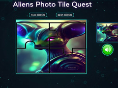 Hra Aliens Photo Tile Quest