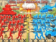 Hra Gun Mob: Stickman Run