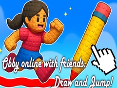 Hra Obby online with friends: Draw and Jump!