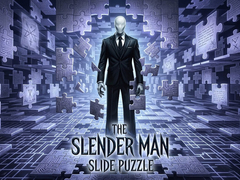 Hra The Slender Man Slide puzzle