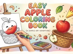 Hra Easy Apple Coloring Book