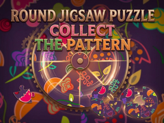 Hra Round jigsaw Puzzle - Collect the Pattern