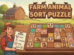 Hra Farm Animal Sort Puzzle