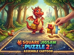 Hra Square jigsaw Puzzle 2 - Assemble Cartoon