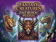 Hra Fantasy Creatures Tile Block Puzzle
