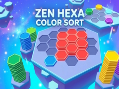 Hra Zen Hexa Color Sort
