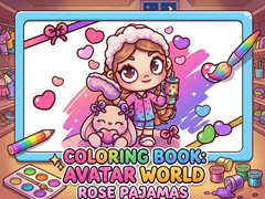 Hra Coloring Book: Avatar World Rose Pajamas