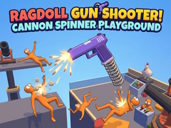 Hra Ragdoll Gun Shooter! Cannon Spinner Playground