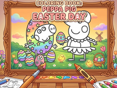 Hra Coloring Book: Peppa Pig Easter Day