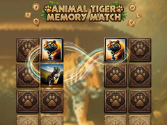 Hra Animal Tiger Memory Match
